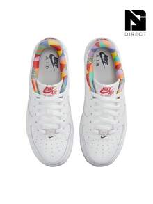 Nike Air Force 1 Low Valentine's Day (2025) (GS) Women's Outdoor Athletic Shoes - White/White/Midnight Navy/White - View 3