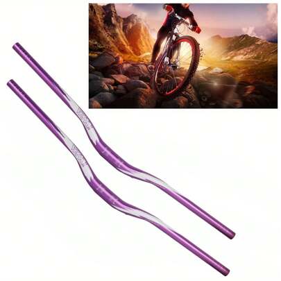 VXM VXM MTB Bicycle Handlebar, 31.8mm Diameter, 780mm Riser Bar, 30mm/55mm Rise, Suitable For Mountain Bikes, Mini Bikes, Road Bikes, MTB