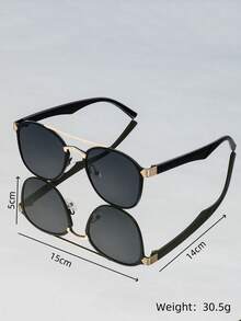 新款复古时尚眼镜，简约百搭独特精致的男女时尚眼镜，适合日常佩戴、海滩、派对 - 彩色 - 查看 10