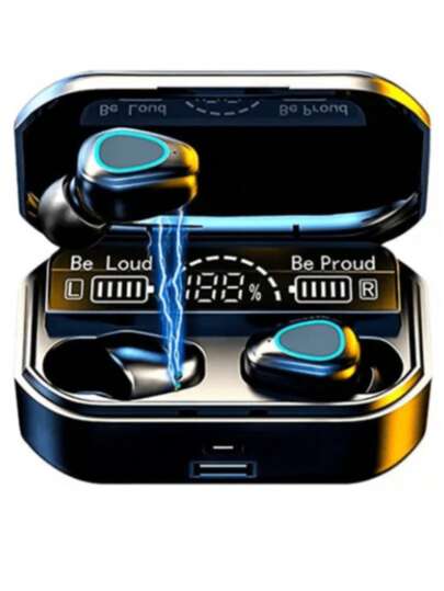 Fone M10 De Ouvido bluetooth 5.1 Sem Fio tws Estéreo Com Pod Carregador Power Bank