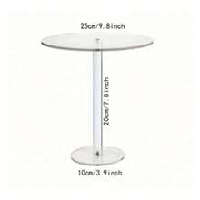 Transparent Acrylic Round Cake Stand, Transparent Cupcake Stand, Dessert Cupcake, Pastry Candy Display Rack, Suitable For Dessert Table, Birthday Party, Wedding Event - Transparent - View 15