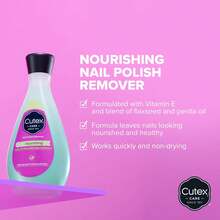 Cutex Gel Nail Polish Remover, Ultra-Powerful &Amp; Removes Glitter And Dark Colored Paints, Paraben Free, 6.76 Fl Oz - 6.76 Fl Oz (Pack Of 1) - View 2