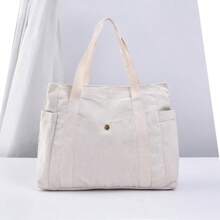1 Peça Bolsa de Mão e Bebê Moda, Bolsa Sacola Multiuso de Lona, Bolsa de Fraldas para Ombro