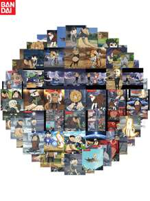 bandai 62pcs Bandai, Boruto Chronicles, Bestiary Of The Mountains And Seas, Tungtungtung Sahur,Tralalero Tralala,LiriLi Larlla,Bombardiro Crocodilo,Bombombini Guzini,,Boneca Ambalam Stickers, Hand Books, Materials, Mobile Phones, Laptops, Water Bottles, Desktop Decoration Creative Stickers, Perfect Party Gifts&Birthday Surprise Gifts, Are The Ideal Choice For Christmas, Halloween, Thanksgiving Gifts.