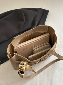 Printed Scarves, Decorative Handbags, Commuting, Office/Coffee, Social/Daily Travel, Multi Scene Handheld, Shoulder, Dual-Mode, Light Luxury Women's Bags, Four Season Minimalist Style, Three-Dimensional Handbags, Four Season Fashion, Versatile Women's Bags
