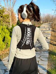 Laufweste, kleiner Hydratationsweste (nur Rucksack) leicht, atmungsaktiv und schweißfest, verstellbare Lauf-Hydratationsweste für Trail Running, Marathon, Joggen, Radfahren (nur Rucksack ohne Blase)