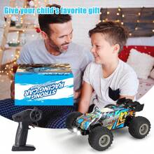 RC Remote Car Car Electric Flat Running Transport Racing Toy Car Boy - Azul - Ver 5
