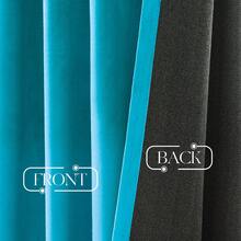 4 Panels Velvet Curtains Blackout Thermal Insulated Rod Pocket Drapes For Bedroom Living Room , Super Soft Velvet Drapes For Bedroom Living Room Thermal Insulated Window Drapes Machine Washable - Xanh ngọc - Xem 6