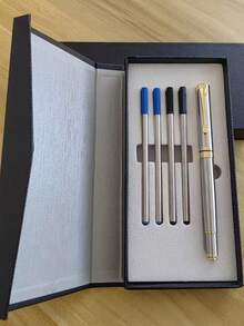 [Customization] Offer 1pc High Quality Customized Ballpoint Pen, With 1pc Gift Box Pocket Clip - Smooth Writing, Refillable Midi, Elegant Gift Box, 5pcs Extra Refills, Personalized Business Gift - Unique, Thoughtful For Colleagues, Friends, Family, Christmas, Father's Day, Thanksgiving, Back To School, For For University, High School Senior High School Students, College Students, University Students, Freshman, Sophomore, Underclassmen, Season Picks, Office & School Supplies, Customized Ballpoint Pens,Office Decor - Multicolor - View 79