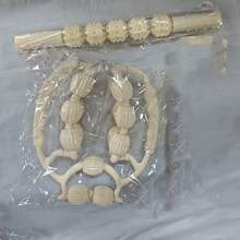 15-Wheel Leg Massager, 5-Wheel Roller, Massage Acupressure Ball - 33cm Yoga Pillar, Essential Muscle Relaxation Equipment For Women, Portable And Practical, Home Fitness Equipment, Home Sports Equipment For Women, Relaxation Equipment For Women, Beautiful Leg Massager, Double-Row Leg Massager Roller, Yoga Pillar, Leg Slimming Tool, Leg Muscle Relaxation, EVA Foam Roller And Handheld Massage Ball - Multicolor - View 15