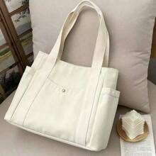 1 Peça Bolsa de Mão e Bebê Moda, Bolsa Sacola Multiuso de Lona, Bolsa de Fraldas para Ombro