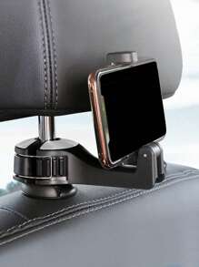 Retractable Foldable Storage Hook - Headrest Hook - Car Phone Holder Backrest Hook Lock Support - Car, Auto Accessories, Travel Essentials, Holiday Necessities - Black/Silver/Red/Blue/Multi-Color/Random Color - 1pc/2pcs/4pcs - ABS Material For Women Storage Organizer Travel Essentials Back To School Dormitory Storage