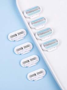 8er-Pack Ersatzklingen kompatibel mit Venus Damenrasierern, 3-Klingen-Köpfe und Gleitstreifen, schützt Ihre Haut, schnelles und einfaches Rasieren, Klinge alle 30 Tage ersetzen