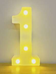 1set Birthday Theme Number Atmosphere Lamp (16/18/20/21/30 Yrs), Alphabet & Number Atmosphere Lamp (2024/2025/HAPPY, Etc), Adult Party Number Atmosphere Lamp,Christmas - Multicolor - View 13