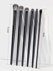 6 Pezzi Set Pennelli Morbidi Per Il Trucco Occhi Per Ombretto, Sfumatura, Eyeliner e Rifinizione Occhi, Naturali, Ottici, Lenti Coreane, Pennelli Trucco, Rossetto, ciglie, Matita Sopracciglia, Custodia per Cura, Eyeliner, Intossicante, Ombretto, Tappeto per Trucco, Gel Sopracciglia, Regalo Donna, Distribuzione Regalo, Khol, Trucco Originale, Punta ciglie