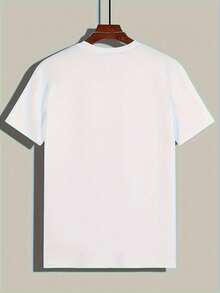 1pcs Pearls Are Always Appropriate Shirt Plus Size 100% Cutton Classic Pearl Tee, Elegant Timeless Shirt, Everyday Classy Outfit, Pearl Perfection Tee T-Shirt Classic Fit Mother Chritstmas Gift Graphic White Black Tee Taped Neck And Shoulders To Provide Durability Comfy Casual Crew Neck, Short Sleeve Top For Outdoor Activities - 白色 - 查看 5