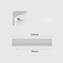 1 Pc Aluminium Alloy Hidden Furniture Door Handles Side Mount No Drilling Installation Wardrobe Cupboard Pulls Cabinet Drawer Knobs Furniture Hardware