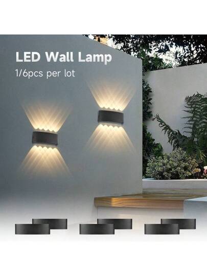 Indoor ative LED Wand Lamp, Moisture Proof Bedroom Lighting Eye Friendly Zachte Verlichting 3000K Warm Fixture LED, Applicable Voltage 85V 265V, Home ation Balcony/Staircase/Stairwell/Indoor/Garden/Living Room/Bathroom/Kitchen/Bedroom/Corridor/Passageway view 11