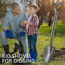All Metal Shovels For Digging Gardening - 30in Small Shovel Spade With Short D Handle And Steel Blade - Perfect For Camping Planting Overlanding - 1 - View 3