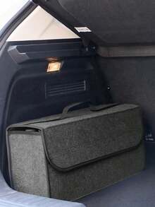 Foldable Car Trunk Organizer – Portable, Multipurpose Storage, Durable Felt, Space-Saving Design, Outdoor Travel Supplies, Car Organization And Storage Supplies,Car Tool Storage Bag