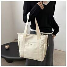 1 Peça Bolsa de Mão e Bebê Moda, Bolsa Sacola Multiuso de Lona, Bolsa de Fraldas para Ombro