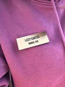 1pc Personalized Name, Occupation Badge, Workplace Label, Nameplate, Money Symbol, Badge Name Holder, Magnetic Name Tag, Nurse/Teacher/Doctor Name Tag, Corporate Business Event Badge, Laser Engraved Employee Badge, Employee ID Tag, Nurse/Doctor Name Tag, Employee Gift, Teacher/Doctor Name Tag, Corporate Business Event Badge, Various Colors And Patterns Available - Multicolor - View 7