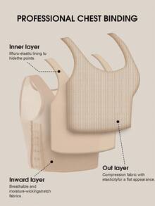 1pc Women Seamless Shaping Camisole Bra, Adjustable Bust Enhancer Vest For Large Bust