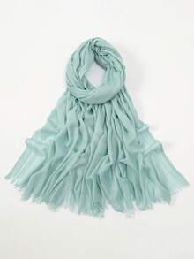 1 chiếc khăn trùm đầu Modal Hijab 50+ màu tùy chọn, mềm mại, nhẹ, chống trượt, thoáng khí, có tua rua thanh lịch dành cho nữ, thiết yếu để mặc hàng ngày với váy Abaya - Khăn trùm đầu Modal - Xem 19