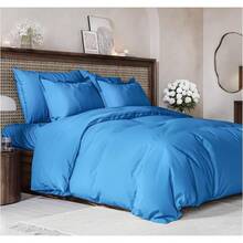 Cover Queen Size Set - Extra Soft Queen Size Duvet Cover 90 X 90 With 2 Pillow Shams - Hotel Luxury Easy Care And Fade Free W/ Zipper Closures & Ties - Breathable Bedding Set (Light Sage Green) - 23 - Royal Blue (No Comforter) - View 8