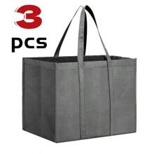 1/3/5 حقيبة تسوق قابلة للطي سعة كبيرة، أكياس تخزين قابلة لإعادة الاستخدام غير منسوجة، أكياس قابلة للطي للسفر والتخييم والأنشطة الخارجية، أكياس تسوق البقالة، تخزين المطبخ، مثالية لموسم الحصاد، أكياس هدايا عيد الهالوين/عيد الموتى - تخزين المطبخ وملحقات المطبخ، هدايا عيد الهالوين