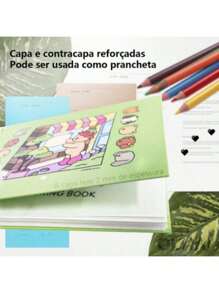 Livro De Colorir Bobbie   Acabamento de Luxo Goods Capa Dura 50 Páginas A5-48