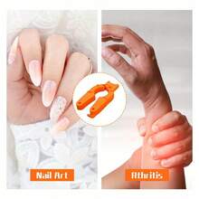 SUNTY 4-Piece Multifunctional Bottle Opener, Plastic Water Bottle, Screw Cap, Pull Ring Soup Can, Suitable For People With Weak Hand Strength, Elderly, Elderly, Rheumatoid Arthritis Patients, Bottle Cap Gripper, Ergonomic Lid Seal Remover - Orange 4-pack - View 5