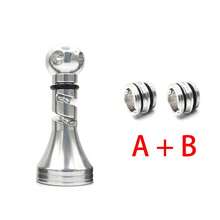 Soporte de manija de carrete de pesca para carretes giratorios DAIWA SHIMANO PENN, soporte de equilibrio, barra de equilibrio de reemplazo de carrete de pesca - Plateado - Ver 8