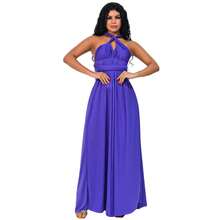 Multi-Form Dress Elegant Bridesmaid Dress Elegant Dress - Màu đỏ tím - Xem 5