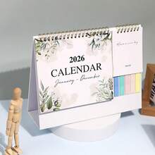 2026桌面装饰计划日历，带标签随时提醒，翻阅小白板总结和规划日常任务和计划，办公室和学校必备物品，返校，学校用品 - 均碼 - 查看 5