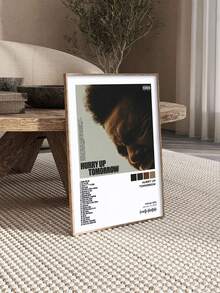 1 pieza Póster de álbum, póster de impresión en lienzo, póster de rap, póster de música, arte de pared de moda, arte de pared de música, decoración de pared, regalo para amantes de la música, decoración de pared para dormitorio, sala de estar, oficina, sin marco