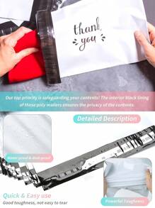 50 Stück Verpackungstüten, Versandmaterial, Boutique-Zubehör, Plastik-Versandbeutel, Express-Beutel, kleine wasserdichte Verpackungsbeutel, Kleidungslogistik-Beutel