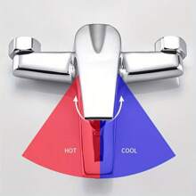 1pc Set Stainless Steel Bathroom Shower Faucet, Basin Toilet Bath Tub Mixer Valve, Hidden Wall-Mounted Three-Way Tap. Zinc Alloy Bathtub Shower Mixer Faucet, High Pressure Water Control, No Electricity Needed, Easy Installation