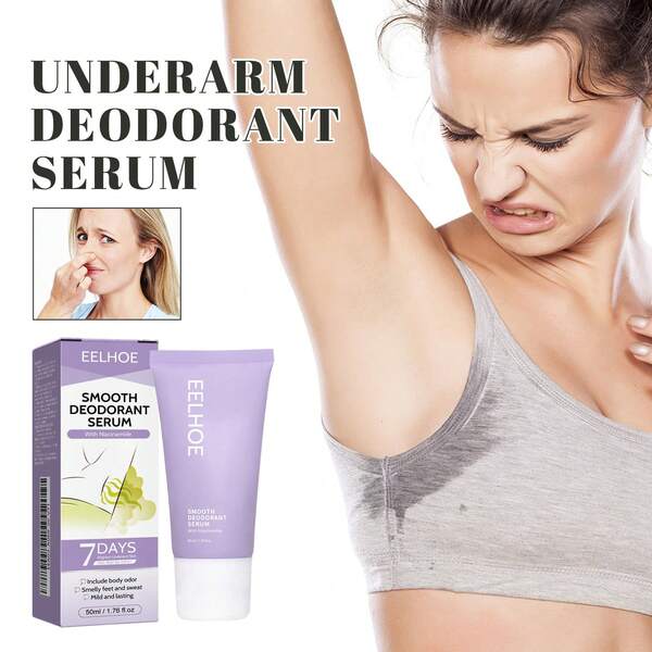 50ml Underarm Care Cream, Fine-Textured, Deodorizes, Moisturizes, Refreshes, Anti-Perspirant, Portable Care Cream