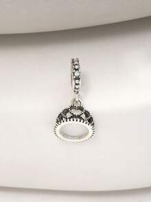 1pc Creative Heart Crown Pendant For DIY Necklace Bracelet Jewelry Making - Crown - View 2