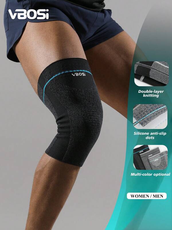 VBOSI 1 Piece Women Men 3D Knitted Compression Knee Sleeve – Unisex Breathable Support For Running, Gym & Daily Use