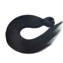 Ombre Pre Stretched Braiding Hair 30 Inch 8 Packs Synthetic Crochet Braids Hot Water Setting Professional Soft Texture Synthetic Hair Extensions 30 Inch 1B 27 - 1B(Black) - View 7