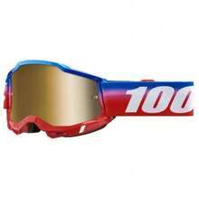 Accuri 2 Mirrored Lens Motocross Offroad ATV Goggles - Pick Color - Gương Vàng Thật - Xem 9