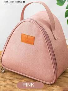1 Stück neue dreieckige Reiseball Tasche, tragbare Lunch Tasche, Minimalistisch Mode Lunch Tasche, Büro Ess Tasche, große Kapazität Picknick Tasche, Studenten Lunch Tasche, kein Lebensmittelkontakt