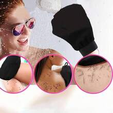 1-2 pièces Gants de gommage corporel, gants de douche exfoliants à double face pour éliminer la peau morte, gants de bain nettoyants en profondeur pour hommes et femmes