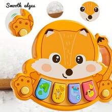Cute Animal Shaped Baby Piano Toy, Colorful Piano Keys And Animal Patterns - Interactive Music Learning Toy For 1-5 Years Old Toddlers, Sensory Toy To Promote Motor Skills And Cognitive Development, Fun Design, And Reliable - Multicolor - View 4