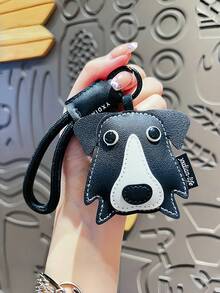 1 Stück Kreative Cartoon Katze Hund PU Farbblock Lässig interessante Tier Schlüsselanhänger, dekorativer Armband-Riemen, süßer Katzen Anhänger, Geschenk für Freundin/Mutter/Kind, Dekoration für Rucksack, Tasche, Auto, Reise, Zuhause - Verschiedenfarbig - Übersicht 14
