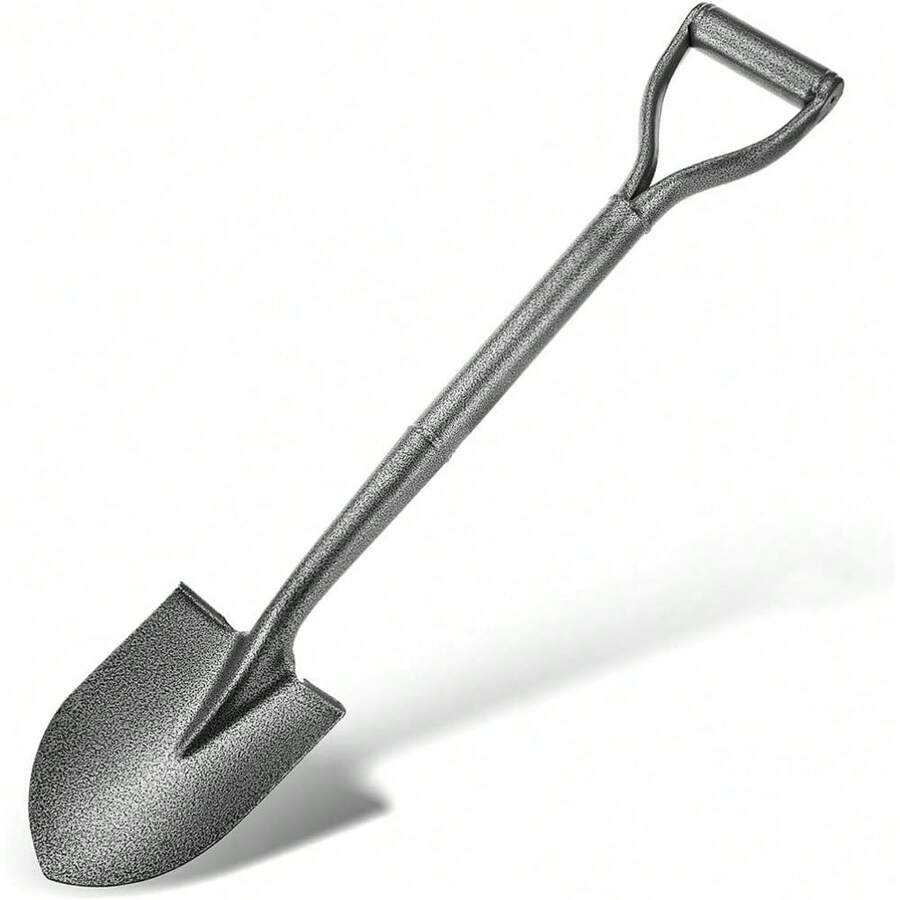 All Metal Shovels For Digging Gardening - 30in Small Shovel Spade With Short D Handle And Steel Blade - Perfect For Camping Planting Overlanding - 1 - View 1