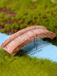 12pcs/Set Mini Fairy Garden Decorations Flowers & Plants Landscape Ornaments For Potting, Lawn, Bridge, Waterwell, DIY Garden Pond Decor, Miniature Statues
