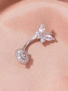 10 件/套医用钢内螺纹肚脐环，14G 女士/男士肚脐穿孔饰品